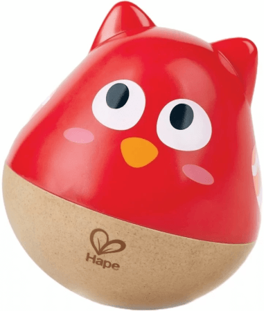 HAPE muzikālā rotaļlieta, Pūce, sarkana, E0112A 