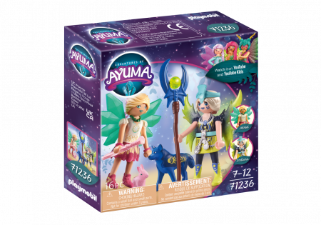 PLAYMOBIL ADVENTURES OF AYUMA kristāla un mēness feja ar dvēseles dzīvniekiem, 71236 71236