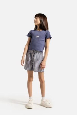 COCCODRILLO krekls ar īsām piedurknēm HAPPY RETRO GIRL JUNIOR, zils, WC5143205HGJ-015-164, 164 cm 
