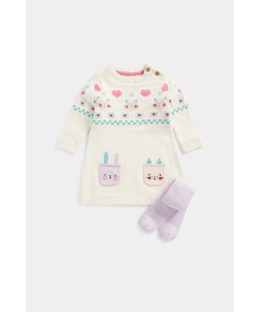 MOTHERCARE kleita un zeķubikses, FA835 