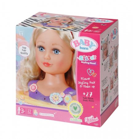 BABY BORN lelle Styling Head , 825990 825990