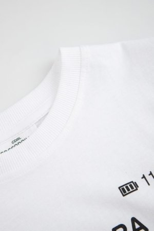 COCCODRILLO t-krekls ar īsam piedurknēm, balti, izmērs 