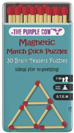 PURPLE COW ceļojumu spēle Matchstick Puzzles (LT, LV, EE), 6886 