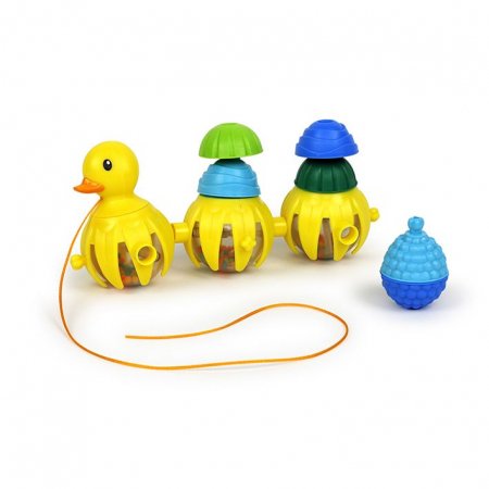 LALABOOM pērļu komplekts Pull Along Duck, 10gab.,  BL330 BL330