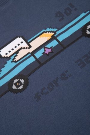 COCCODRILLO t-krekls ar īsam piedurknēm, zili, cm 