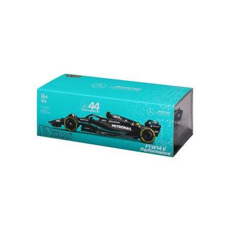 BBURAGO 1:24 automašīnas modelis ar displeja lodziņu F1 Mercedes-AMG F1 W14 E Performance, 18-28028 