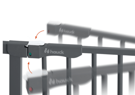 HAUCK drošības vārti CLEAR STEP AUTOCLOSE 2, Dark grey, 597446 