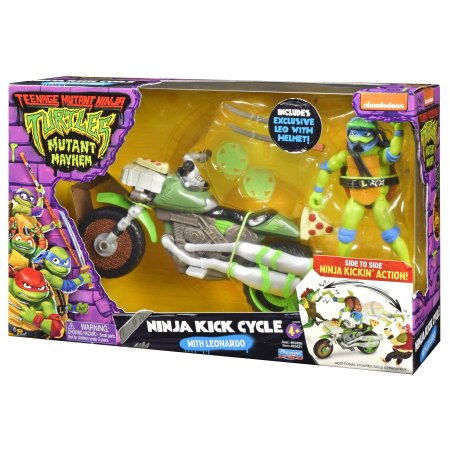 TMNT motocikls Ninja Kick ar Leonardo figūru, 83431 83431
