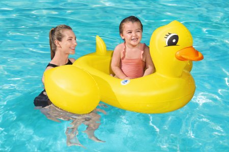 BESTWAY Funspeakers Duck Baby laiva  ar skaņu, 1,02 m x 0,99 m, 34151 34151