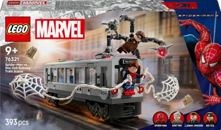 76321 LEGO® Super Heroes Marvel Zirnekļcilvēks pret Doktoru Astoņkāji: metro aina 