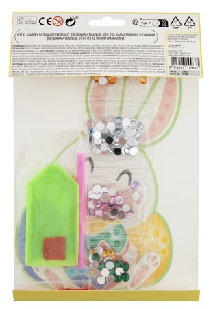 EASTER Dimantu glezna, A5 assort., 810035 