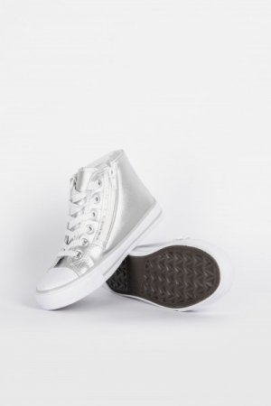 COCCODRILLO sporta apavi SHOES 1, sudraba krāsa, ZC1211101SH1-024 ZC1211101SH1-024-033