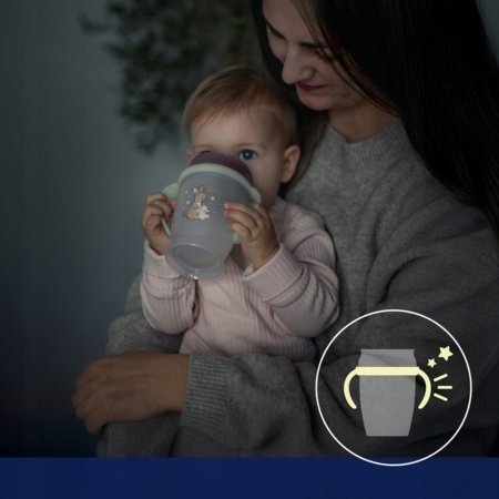 LOVI krūzīte ar rokturiem 360° NIGHT&DAY, 250 ml., Fox, 1/611 