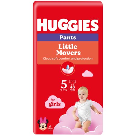 HUGGIES autiņbiksītes-biksītes S5 Girl D Mega, 12-17kg, 48 gab., 2658591 2658591