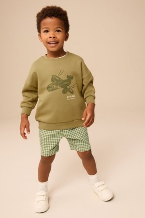 NEXT džemperis un šorti, E60686, 74-80 cm 