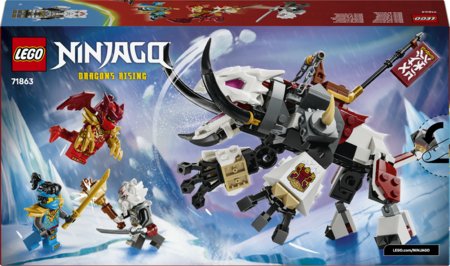 71863 LEGO® NINJAGO® Zilvars un Pūķa zvērs Grimtaks 