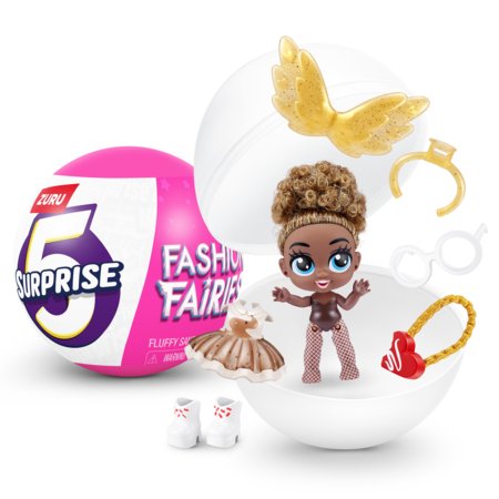 5 SURPRISE miniatūru komplekts Fashion Fairies, 1 sērija 77564 