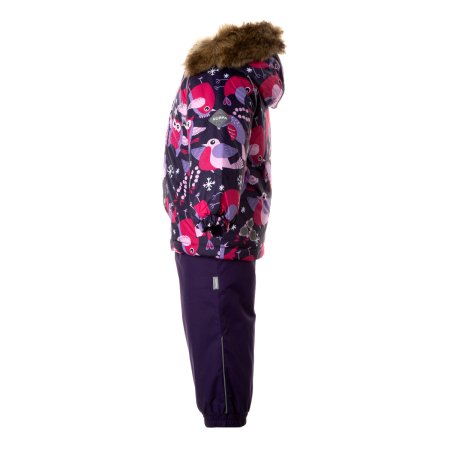 HUPPA ziemas komplekts LASSE, tumši violets, 45140030-33273 