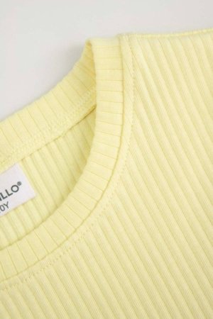 COCCODRILLO t-krekls ar īsam piedurknēm, dzelteni, cm 