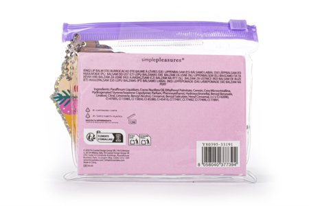 SIMPLE PLEASURES Lip Balm Set Candy Cane 6pcs., Y80395-33191 