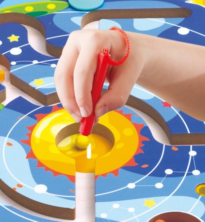 HAPE 2-in-1 kosmosa labirints un tangramu dēlis, E0524K 