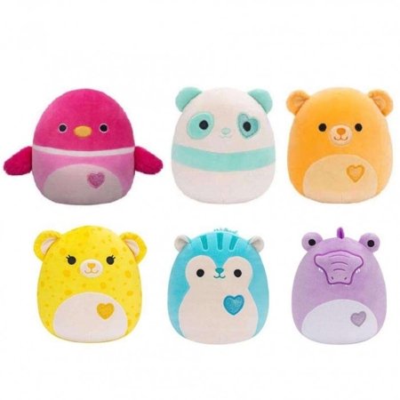 JAZWARES SQUISHMALLOWS plīša rotaļlieta CANDY HEART, 24 cm, assort., SQVA00846 