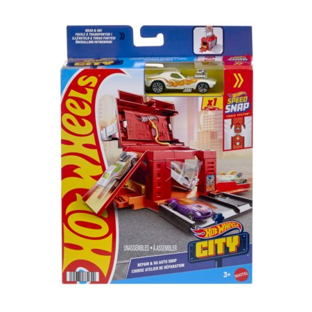HOT WHEELS City Play and Go trase, asort., JHL43 