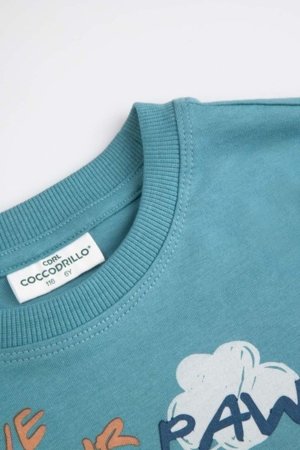 COCCODRILLO t-krekls ar garām piedurknēm, zali, 