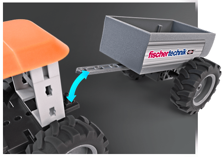 FISCHER TECHNIK konstruktors traktors, 576107 