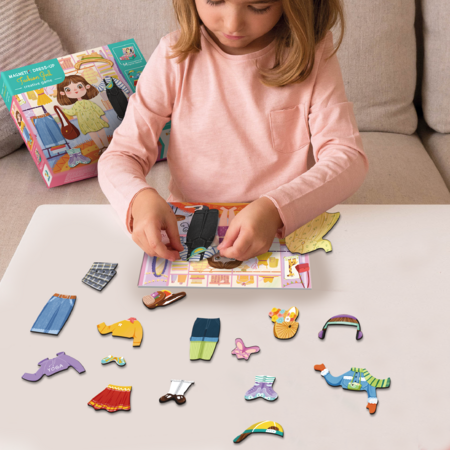 DODO magnētiskā spēle Saģērbt Modes meiteni, 200243 