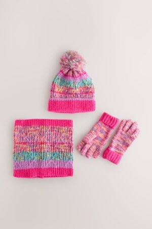 NEXT cepure, šalle un cimdi, F17421, 110-116 cm