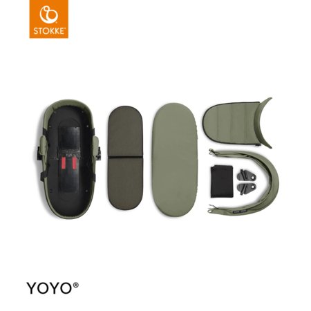 STOKKE šūpulis ratiem YOYO, Olive, 646311 