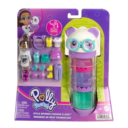 POLLY POCKET komplets - Style spinner drēbju skapis, HKW04 HKW04