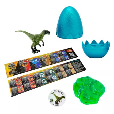 "CAPTIVZ gļotu ola ar dinozaura figūru ""Jurassic Dino Trackers"", JW-DT-SE12" 