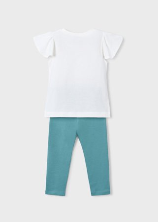 MAYORAL t-krekls ar īsam piedurknēm + legini, mint, 3.724-86, 104  cm 