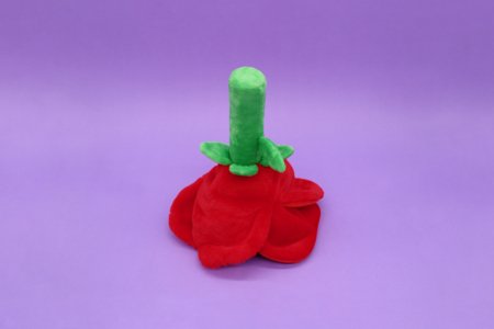 FLIPETZ plīša rotaļlieta - roze sirdī, Poppy red, 80400 