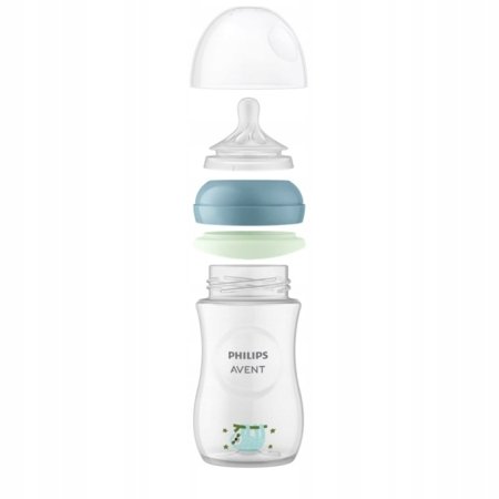 PHILIPS AVENT pudeles un knupīša komplekts NIGHT NATURAL RESPONSE, SCD838/17 