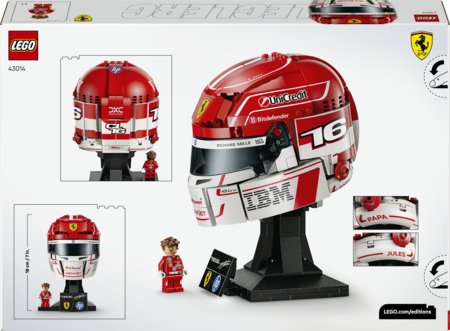 43014 LEGO® Editions Scuderia Ferrari HP Charles Leclerc ķivere 