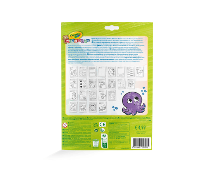 CRAYOLA MINIKIDS radošais komplekts Colour & Shape Activity Book With 8 Crayons, 25-2727G 