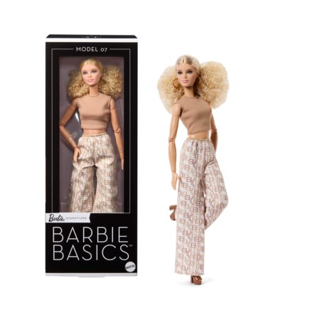 BARBIE Basics No07 lelle ar gaišiem matiem, JJX26 