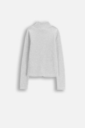 COCCODRILLO džemperis ar rāvējslēdzēju, pelēks, cm 