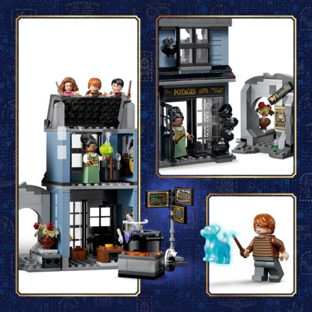 76471 LEGO® Harry Potter™ Nakteņu alejas burvju veikali 