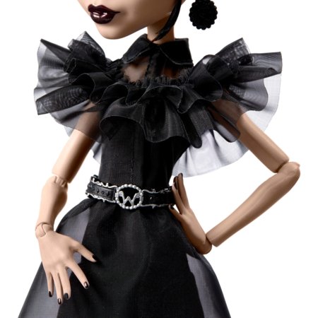 MONSTER HIGH X WEDNESDAY Rave'n Dress Wednesday lelle, HXJ03 
