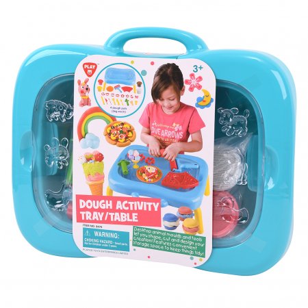 PLAYGO DOUGH plastilīna komplekts Mīklas aktivitāte (iekļauta 4x60ml mīkla), 8470 8470