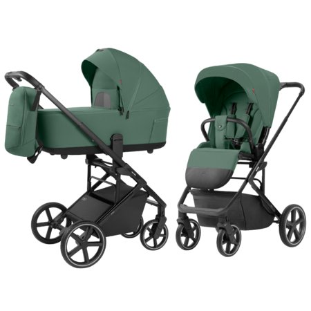 CARRELLO universāls ratiņi ALFA 2IN1, Meadow green, CRL-6522 