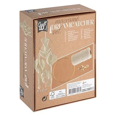 CRAFT ID radošais makramē komplekts – sapņu ķērājs, CR1726/GE 