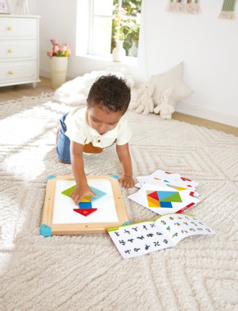 HAPE 2-in-1 kosmosa labirints un tangramu dēlis, E0524K 