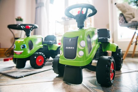 FALK Baby Claas skrejmašīna - traktors ar piekabi, grābekli un lāpstu, 212C 212C
