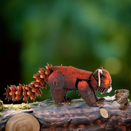 MAKEBUG 3D papīra puzle Red Panda, MB-B-0013 