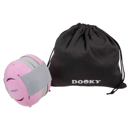 DOOKY Mazuļa ausu aizsardzība 0–3 g. pink, 3001101 